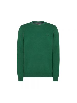 Dzianinowy sweter Sun68 zielony