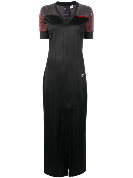 Sukienka długa Adidas Originals By Alexander Wang - Сzarny