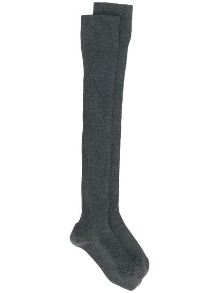 Чорапи под коляното Brunello Cucinelli сиво