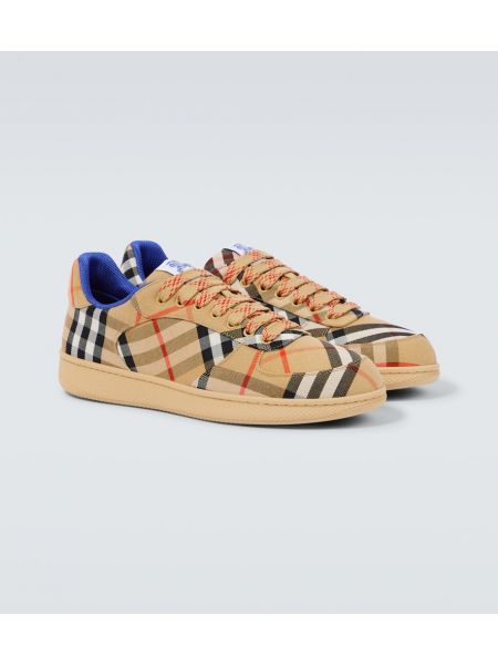 Ekoseli sneaker Burberry bej