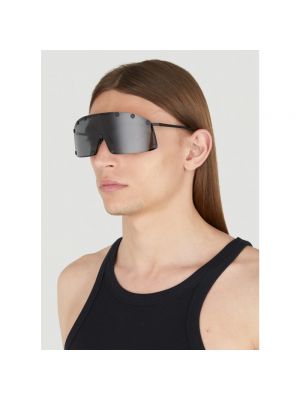 Okulary przeciwsłoneczne oversize Rick Owens czarne
