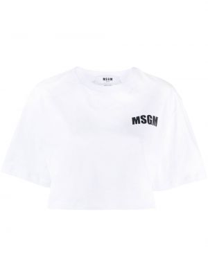 T-shirt Msgm hvid