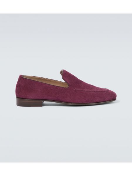 Ruskind loafers Manolo Blahnik grå