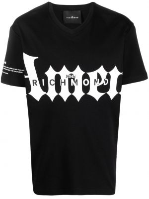 T-shirt John Richmond svart