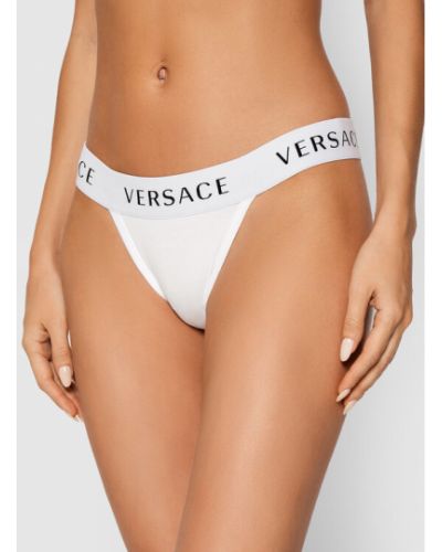 Kalhotky string Versace, bílá