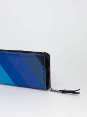 Usnjena denarnica Kurt Geiger London modra