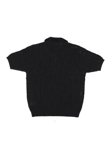 Jacquard pullover mit reißverschluss Huf schwarz
