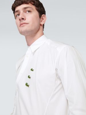 Βαμβακερό πουκάμισο Comme Des Garã§ons Shirt λευκό