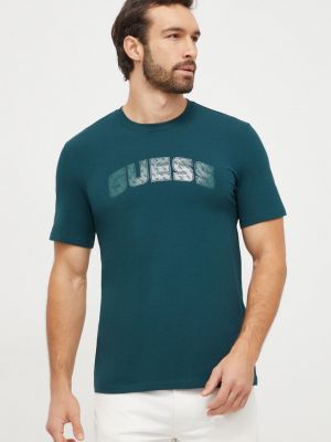 Тениска с дълъг ръкав с принт Boss Green зелено