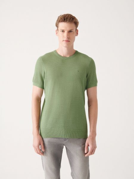 Polo marškinėliai Avva žalia