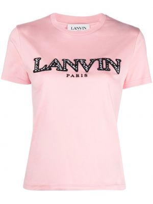 Marškinėliai Lanvin rožinė