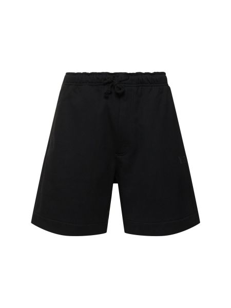 Bomull shorts Y-3 svart