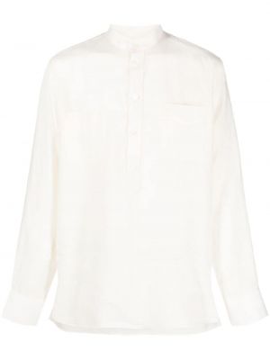 Lanena srajca Pt Torino bela