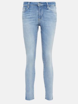 Skinny τζιν Ag Jeans μπλε