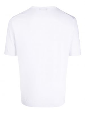 T-shirt col rond Roberto Collina blanc