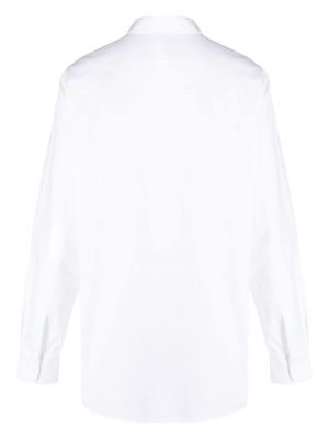 Chemise en coton avec manches longues Peserico blanc