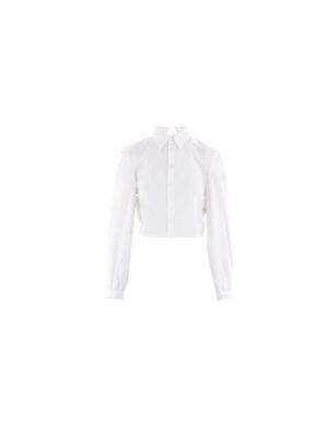 Dzianinowa koszula Mm6 Maison Margiela biała