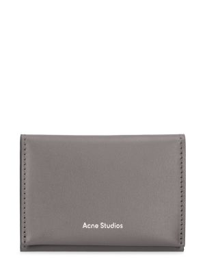 Usnjena denarnica Acne Studios rjava