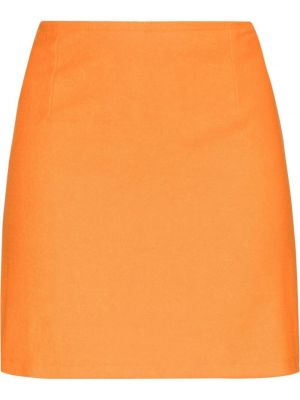 Прямая юбка мини Ambra Maddalena, оранжевая