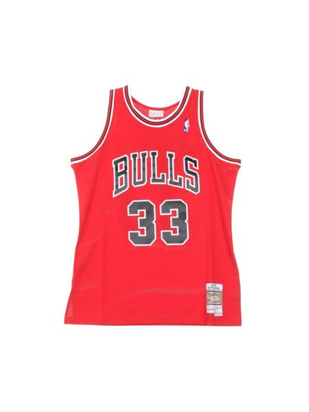 Chemise en jersey Mitchell & Ness rouge