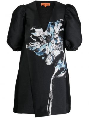 Šaty s potiskem Stine Goya černé