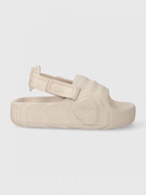 Béžové sandály na platformě Adidas Originals