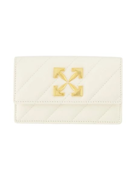 Biały portfel skórzany Off-white