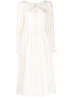 Midi haljina Renli Su bijela