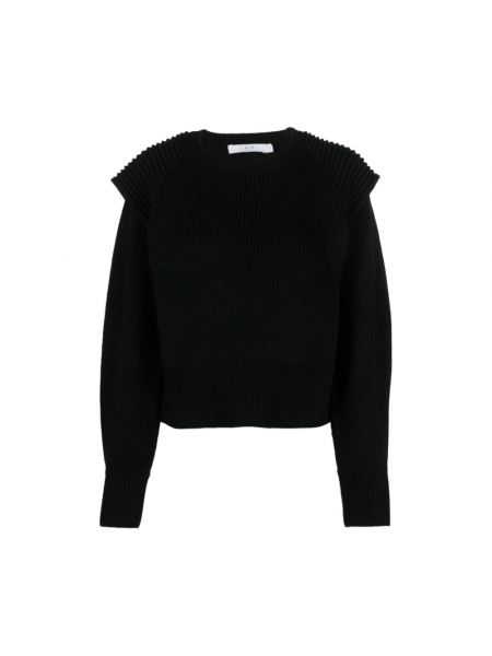 Sweter z wełny merino Iro czarny