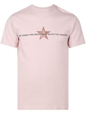 Marškinėliai Travis Scott rožinė