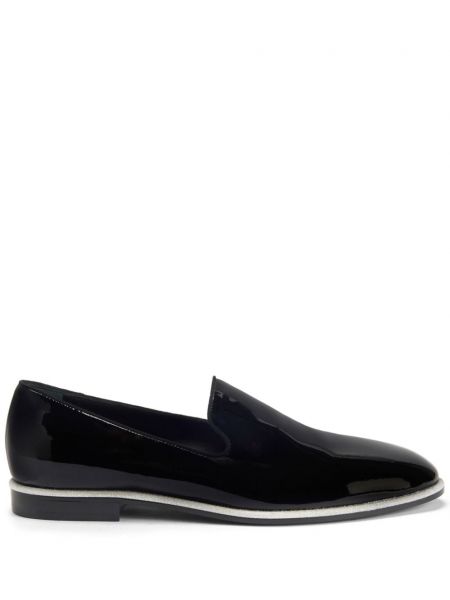 Δερμάτινα loafers Giuseppe Zanotti μαύρο