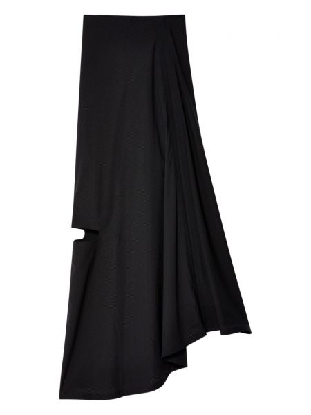 Ασύμμετρη maxi φούστα Johanna Parv μαύρο