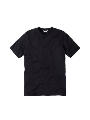 Хлопковая базовая футболка с коротким рукавом Cotton Traders черная