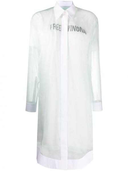 Свободного кроя платье с принтом Off-white