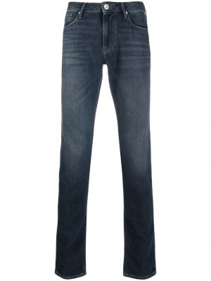 Slim fit skinny fit-jeans Emporio Armani blå