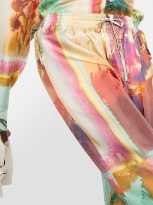 Pantaloni de mătase cu croială lejeră Jean Paul Gaultier