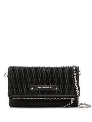 Ватирани чанта тип „портмоне“ Karl Lagerfeld черно
