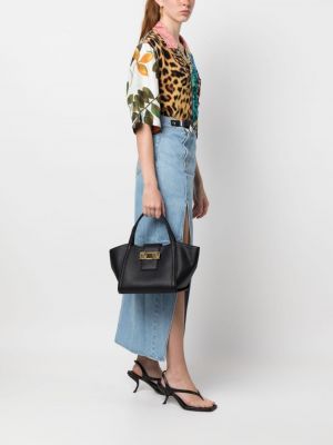 Shopper kabelka s tygřím vzorem Just Cavalli