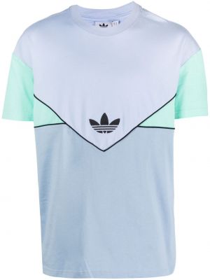 Bavlnené tričko Adidas modrá