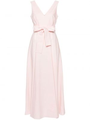 Βαμβακερή μάξι φόρεμα P.a.r.o.s.h. ροζ