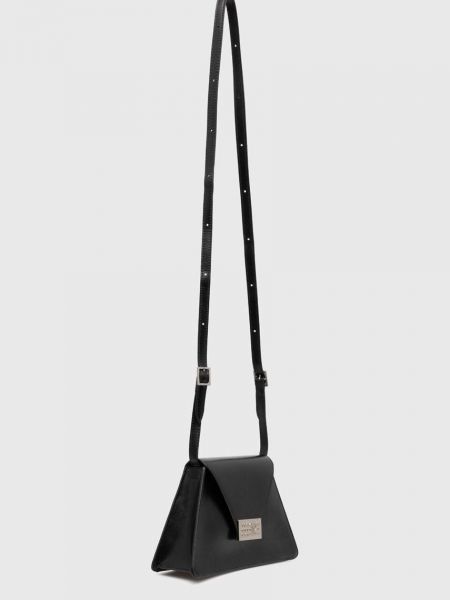 Δερμάτινη τσάντα Mm6 Maison Margiela μαύρο
