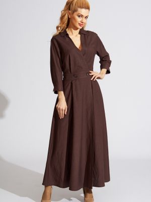 Платье D`imma Fashion Studio коричневое