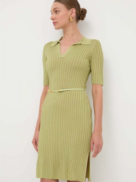 Платье мини Elisabetta Franchi зеленое
