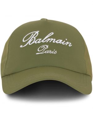 Haftowana czapka z daszkiem Balmain