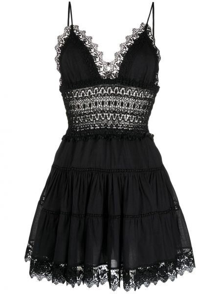 Mini šaty Charo Ruiz Ibiza, černá