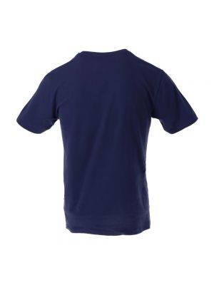 Koszulka slim fit z nadrukiem Jeckerson niebieska