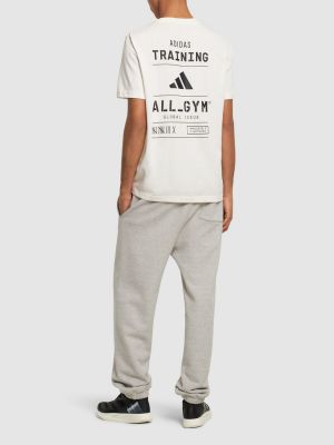 T-krekls ar īsām piedurknēm Adidas Performance balts