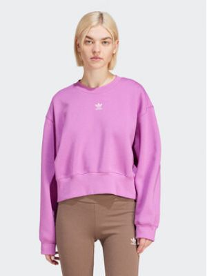Oversized mikina Adidas růžová