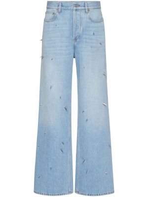 Jeans ausgestellt mit spikes Valentino Garavani