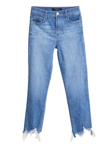 Proste jeansy J-brand niebieskie